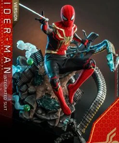 Hot Toys Movie Masterpiece 1/6 Scale Figure - Spider-Man (Integrated Suit) Deluxe Version - Spider-Man: No Way Home Pre-Orders