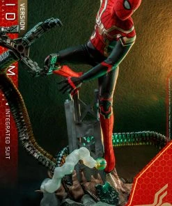Hot Toys Movie Masterpiece 1/6 Scale Figure - Spider-Man (Integrated Suit) Deluxe Version - Spider-Man: No Way Home Pre-Orders