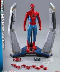Comics Hot Toys - 1/6 Scale Figure - Spider-Man (Spider-Armor MK IV Suit)
