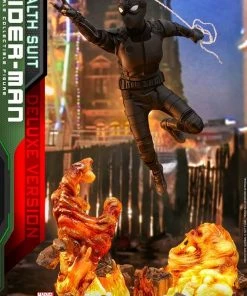 Hot Toys Movie Masterpiece 1/6 Scale Figure - Spider-Man (Stealth Suit) Deluxe Version