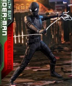 Hot Toys Movie Masterpiece 1/6 Scale Figure - Spider-Man (Stealth Suit) Deluxe Version