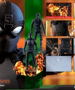 Hot Toys Movie Masterpiece 1/6 Scale Figure - Spider-Man (Stealth Suit) Deluxe Version