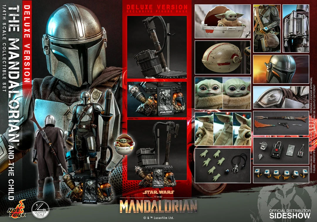 New Arrivals Hot Toys The Mandalorian™ And The Child / Grogu™ (Deluxe Version) - 1/4 Scale 5 New Arrivals Hot Toys The Mandalorian™ And The Child / Grogu™ (Deluxe Version) - 1/4 Scale