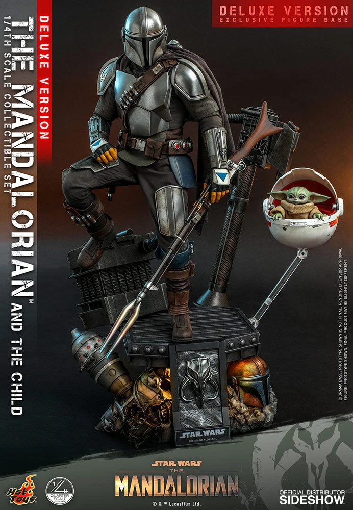 New Arrivals Hot Toys The Mandalorian™ And The Child / Grogu™ (Deluxe Version) - 1/4 Scale 3 New Arrivals Hot Toys The Mandalorian™ And The Child / Grogu™ (Deluxe Version) - 1/4 Scale
