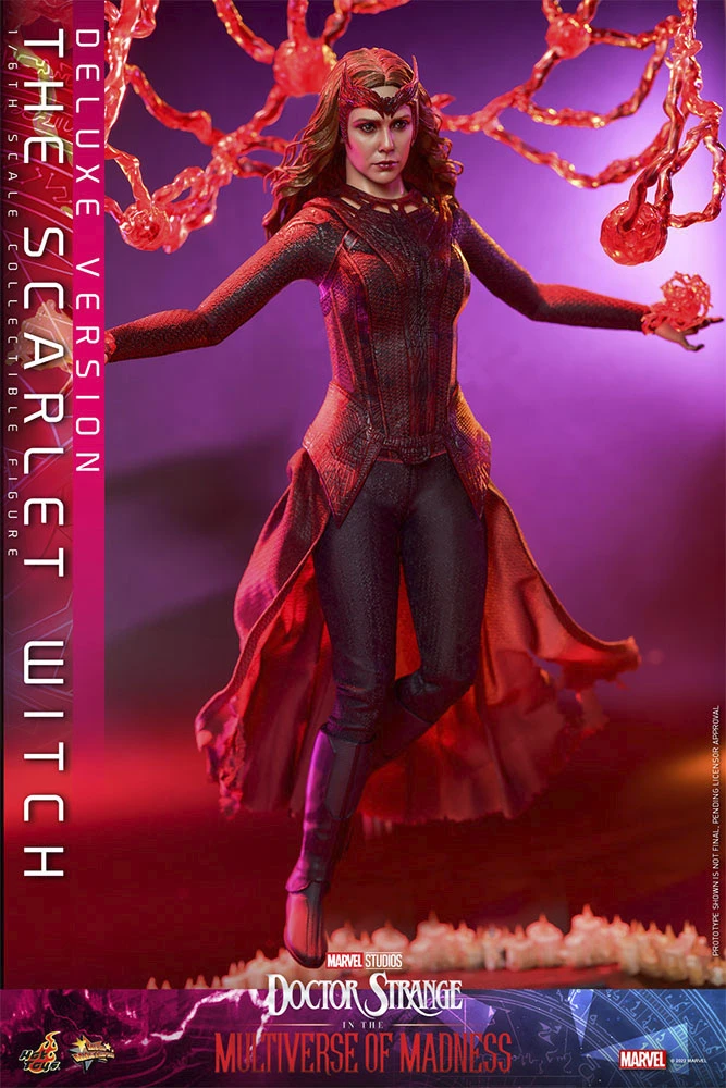 Hot Toys - 1/6 Scale Figure - The Scarlet Witch (Deluxe Version) - Doctor Strange In The Multiverse Of Madness 4 Hot Toys - 1/6 Scale Figure - The Scarlet Witch (Deluxe Version) - Doctor Strange In The Multiverse Of Madness