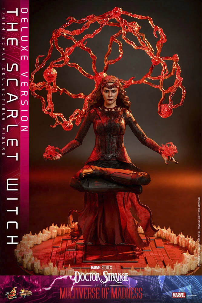 Hot Toys - 1/6 Scale Figure - The Scarlet Witch (Deluxe Version) - Doctor Strange In The Multiverse Of Madness 9 Hot Toys - 1/6 Scale Figure - The Scarlet Witch (Deluxe Version) - Doctor Strange In The Multiverse Of Madness