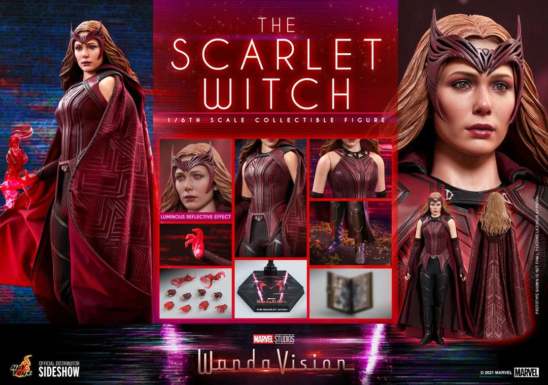 Pre-Orders Hot Toys TV Masterpiece 1/6 Scale Figure - The Scarlet Witch (WandaVision) 24 Pre-Orders Hot Toys TV Masterpiece 1/6 Scale Figure - The Scarlet Witch (WandaVision)