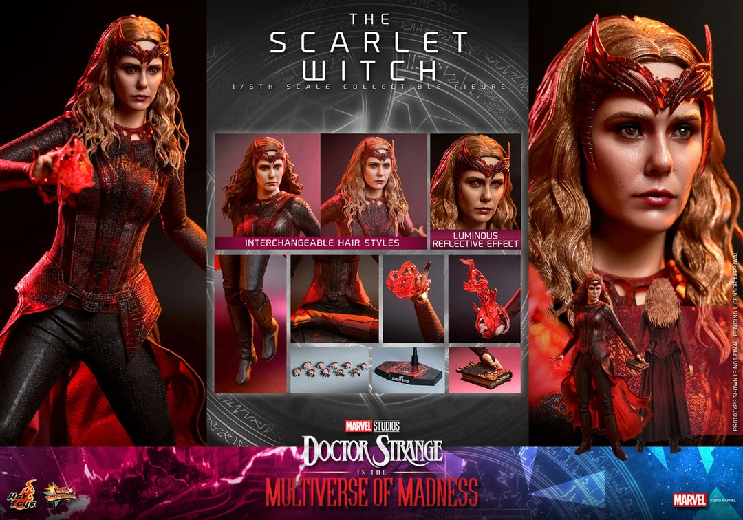 Hot Toys - 1/6 Scale Figure - The Scarlet Witch - Doctor Strange In The Multiverse Of Madness Pre-Orders 9 Hot Toys - 1/6 Scale Figure - The Scarlet Witch - Doctor Strange In The Multiverse Of Madness Pre-Orders