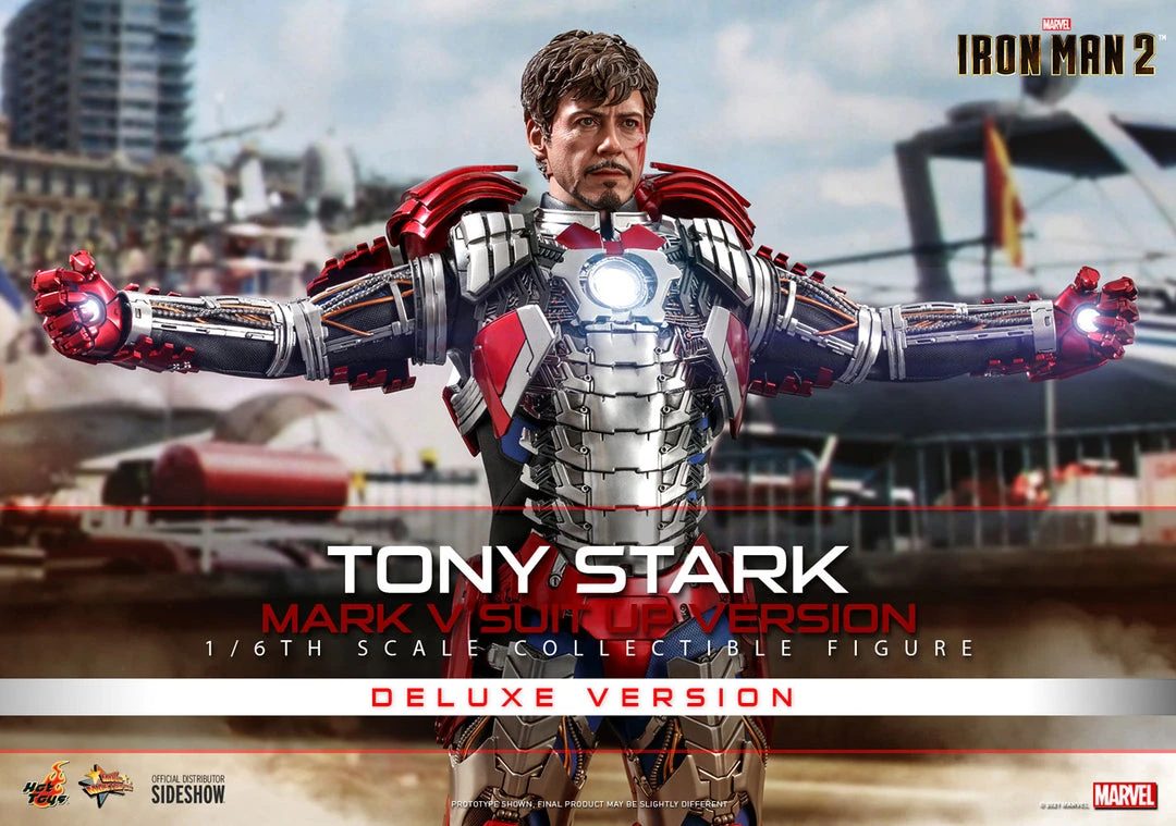 Pre-Orders Hot Toys Sixth Scale Figure - Tony Stark (Mark V Suit Up Version) Deluxe Ver. - (Iron Man 2) 3 Pre-Orders Hot Toys Sixth Scale Figure - Tony Stark (Mark V Suit Up Version) Deluxe Ver. - (Iron Man 2)