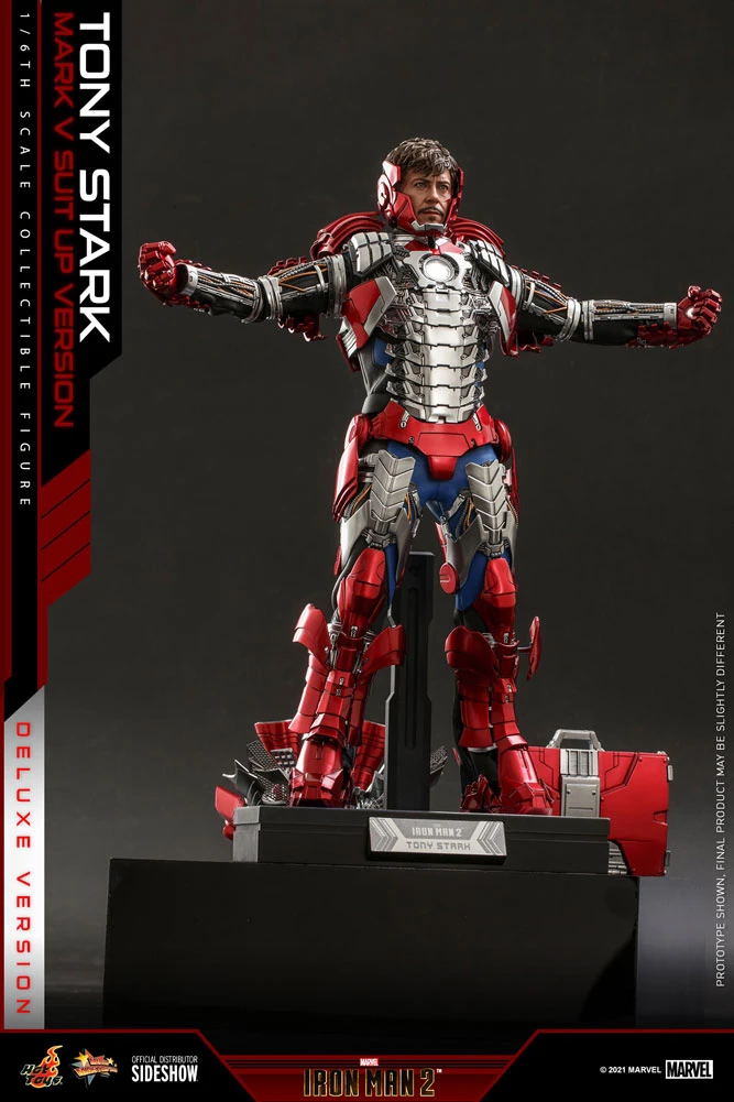Pre-Orders Hot Toys Sixth Scale Figure - Tony Stark (Mark V Suit Up Version) Deluxe Ver. - (Iron Man 2) 20 Pre-Orders Hot Toys Sixth Scale Figure - Tony Stark (Mark V Suit Up Version) Deluxe Ver. - (Iron Man 2)