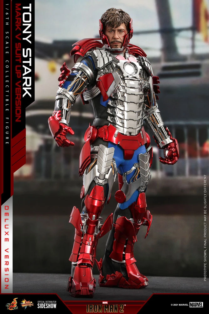 Pre-Orders Hot Toys Sixth Scale Figure - Tony Stark (Mark V Suit Up Version) Deluxe Ver. - (Iron Man 2) 13 Pre-Orders Hot Toys Sixth Scale Figure - Tony Stark (Mark V Suit Up Version) Deluxe Ver. - (Iron Man 2)