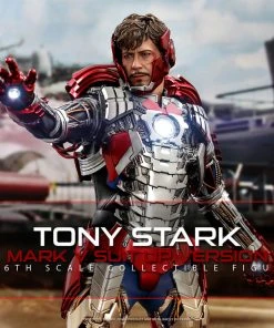 Pre-Orders Hot Toys Sixth Scale Figure - Tony Stark (Mark V Suit Up Version) Standard Ed. - (Iron Man 2)