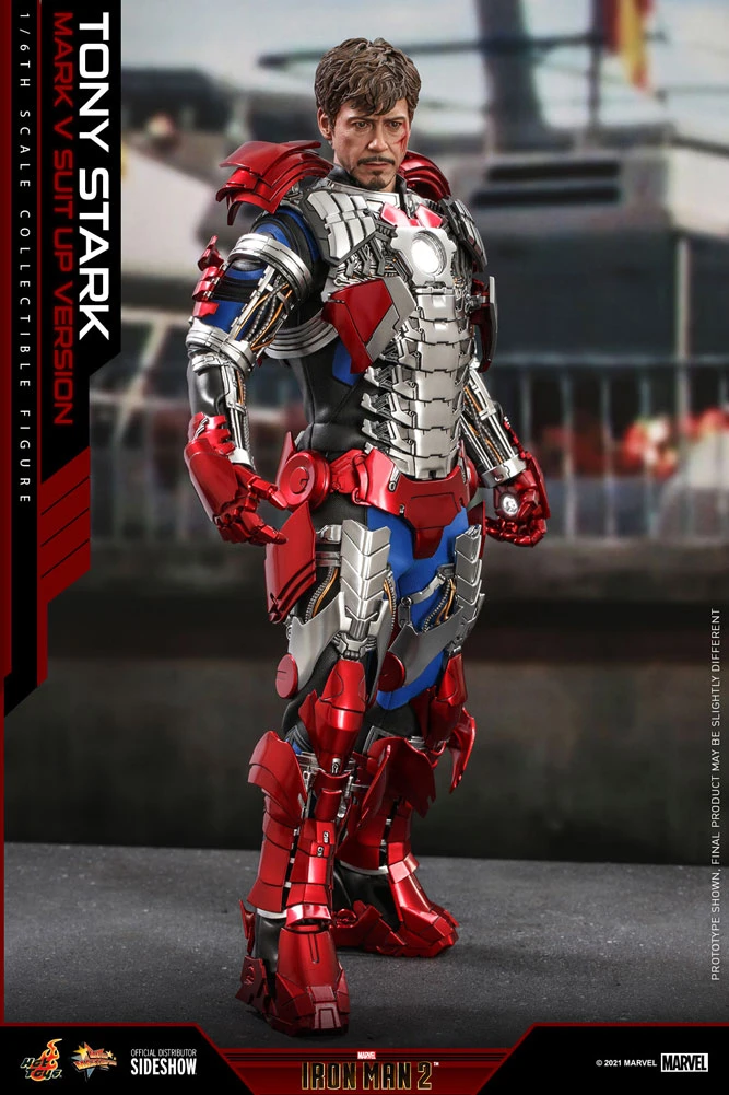 Pre-Orders Hot Toys Sixth Scale Figure - Tony Stark (Mark V Suit Up Version) Standard Ed. - (Iron Man 2) 12 Pre-Orders Hot Toys Sixth Scale Figure - Tony Stark (Mark V Suit Up Version) Standard Ed. - (Iron Man 2)