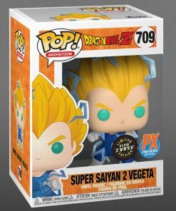 Funko Pop! Animation Dragon Ball Super Saiyan 2 Vegeta PX Exclusive - Glow In The Dark Chase Anime