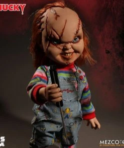 Mezco Toys Mezco Designer Series Mega Scale - Bride Of Chucky: Talking Scarred Chucky